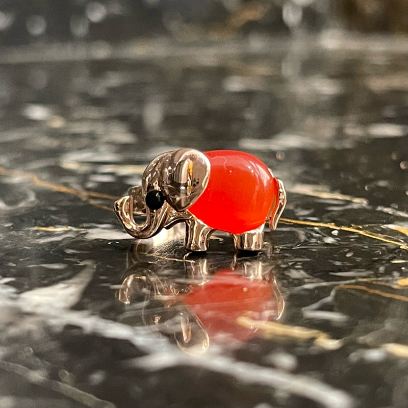 انگشتر دخترانه مدل فیل1