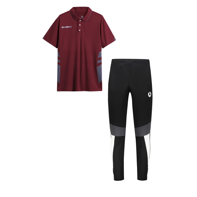 ست پولوشرت و شلوار ورزشی مردانه مکرون مدل رویال