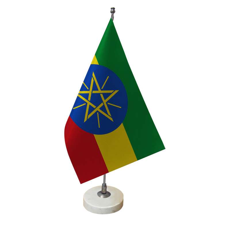 پرچم رومیزی مدل کشور اتیوپی کد 2