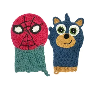 لیف حمام کودک مدل مرد عنکبوتی و سونیک مجموعه 2 عددی