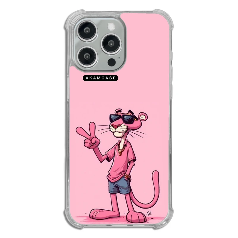 کاور آکام مدل AMC-WTA15PROMAX-PINK PANTHER10 مناسب برای گوشی موبایل اپل iPhone 15 Pro Max