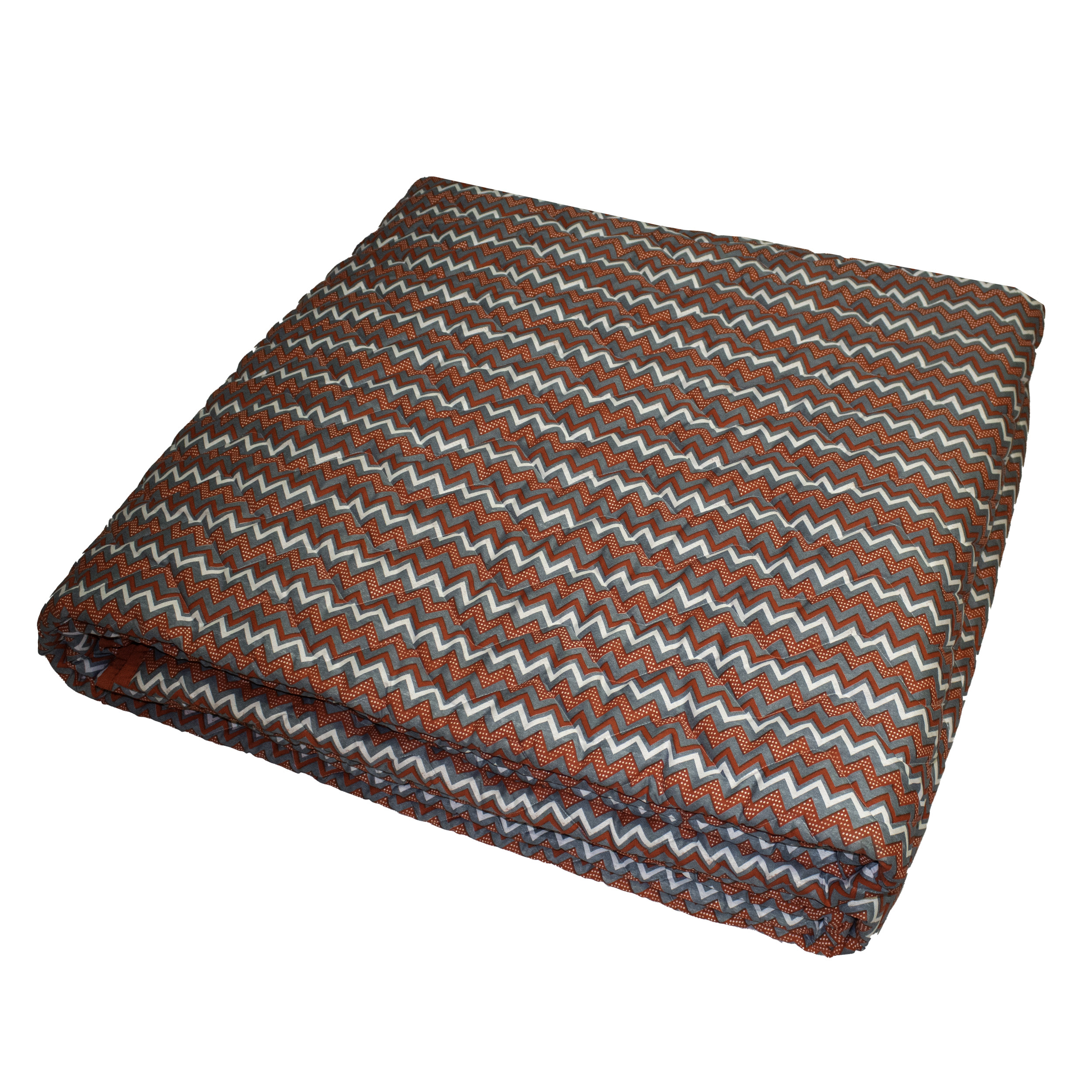 لحاف کرسی ژینورا مدل زیگرال سایز 380x380 سانتی متر
