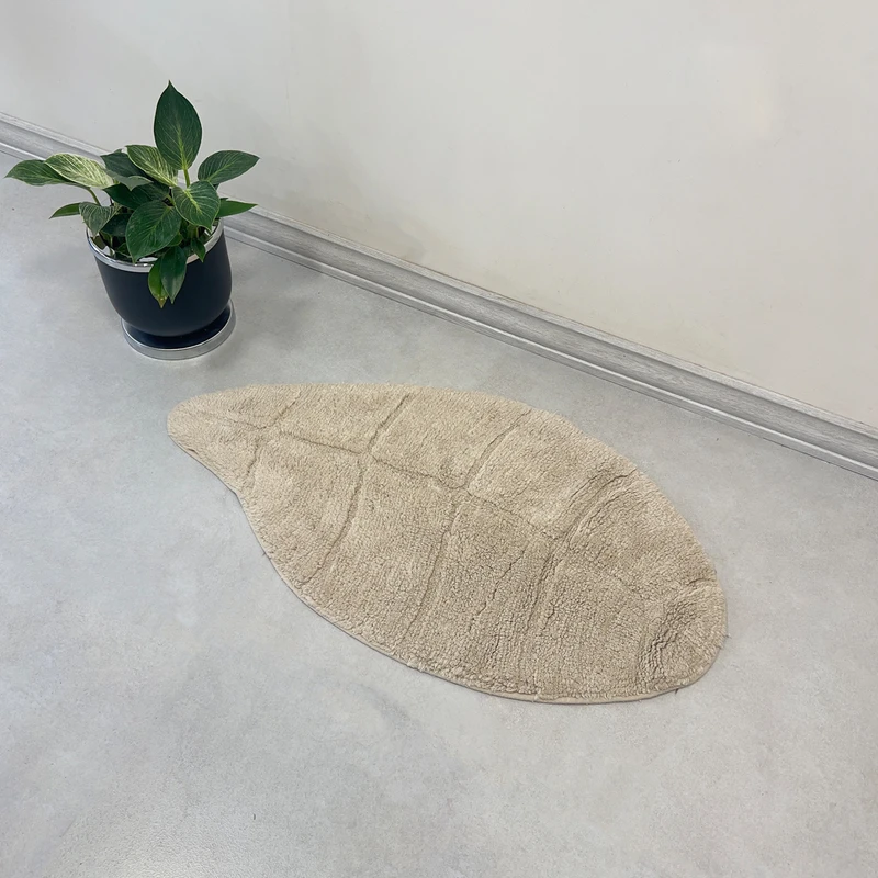 پادری طرح برگ مدل پنبه ای سایز 90×50 سانتی متر