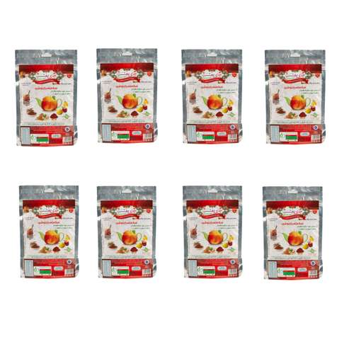 دمنوش میوه ای با طعم زنجبیل و دارچین چای بهشت - 200 گرم مجموعه 8 عددی