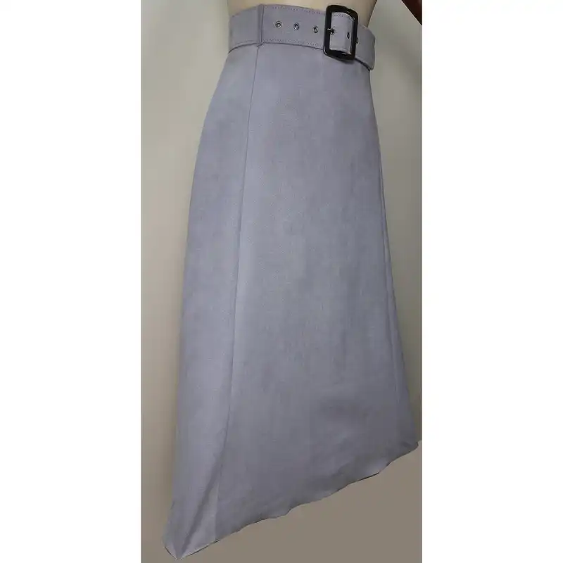 دامن زنانه مدل Dsk003tr رنگ طوسی روشن