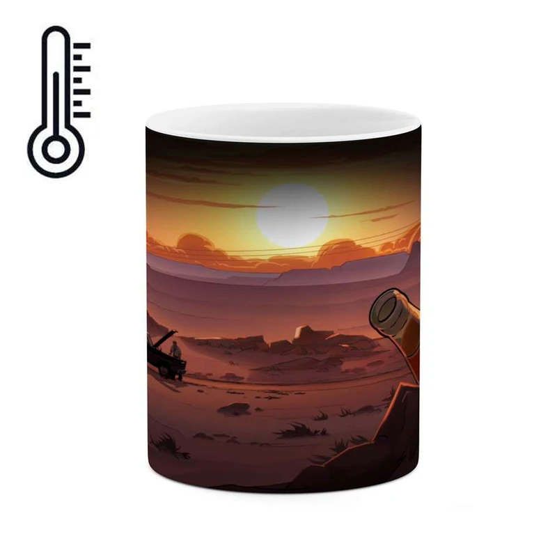 ماگ حرارتی کاکتی مدل منظره کد mgh15928