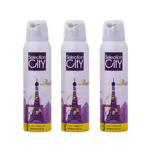 اسپری خوشبو کننده بدن زنانه سلکشن سیتی مدل paris حجم 150 میلی لیتر مجموعه 3 عددی
