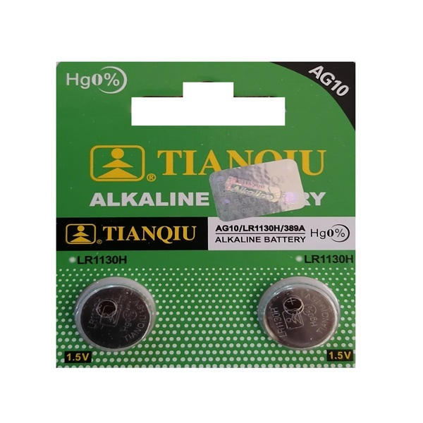 باتری ساعتی تیانکیو مدل LR 1130 بسته 2 عددی 