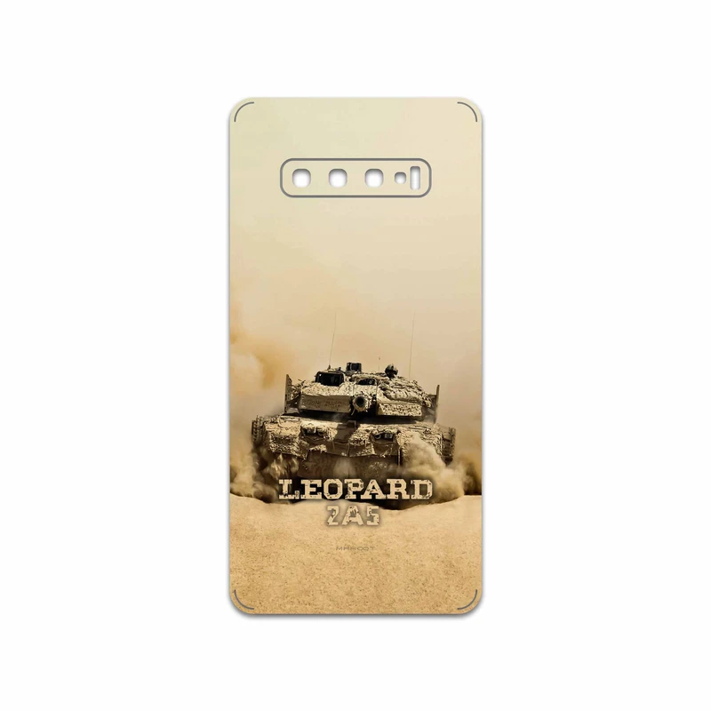 برچسب پوششی ماهوت مدل Leopard 2A5 tank مناسب برای گوشی موبایل سامسونگ Galaxy S10 Plus