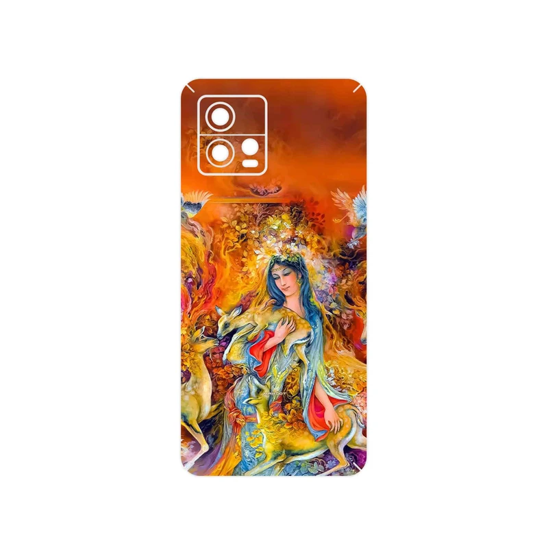 برچسب پوششی ماهوت مدل Persian miniature 2 مناسب برای گوشی موبایل موتورولا Moto G72