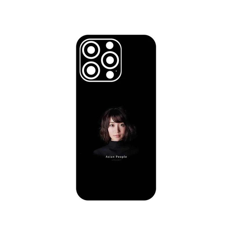 برچسب پوششی ماهوت مدل Portrait of an Asian Woman مناسب برای گوشی موبایل اپل iphone 13 Pro