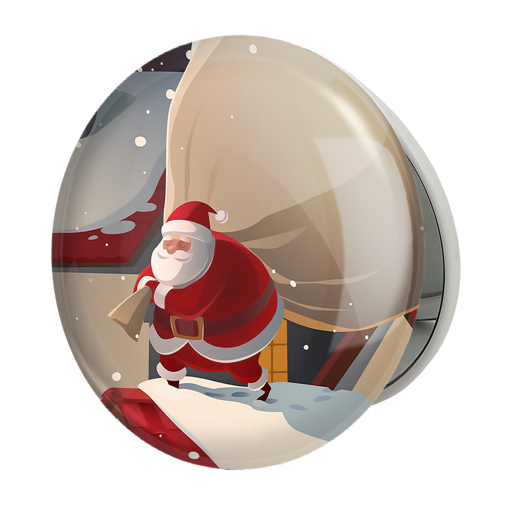 آینه جیبی خندالو طرح کریسمس Christmas مدل تاشو کد 22157 