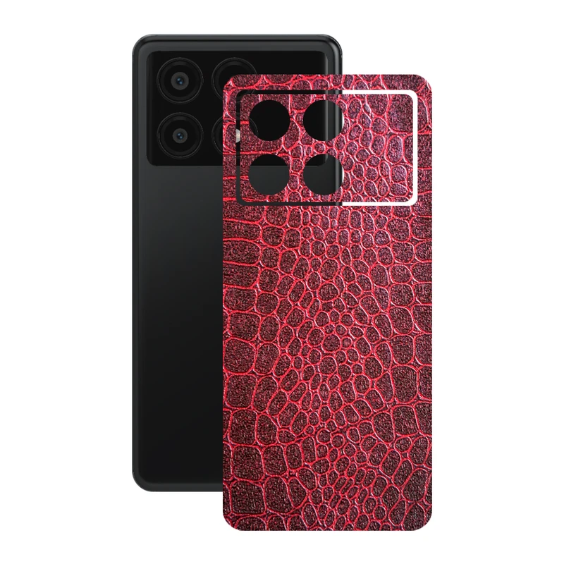 برچسب پوششی ریمکس مدل Leth طرح پوست ماری مناسب برای گوشی موبایل شیائومی Poco X6 Pro