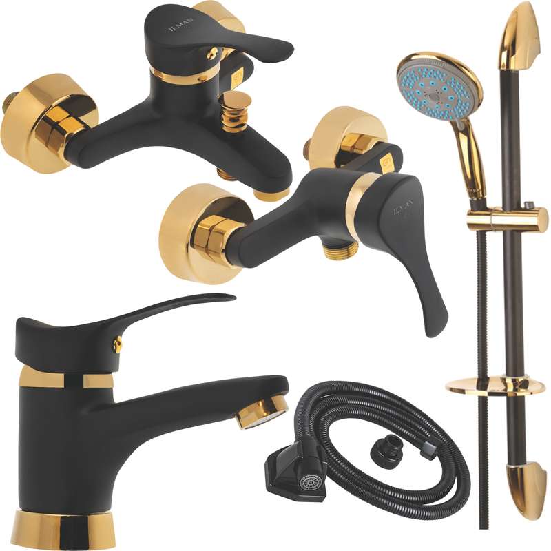 ست شیرآلات ایلمان مدل لاله BB.G 659 مجموعه 5 عددی