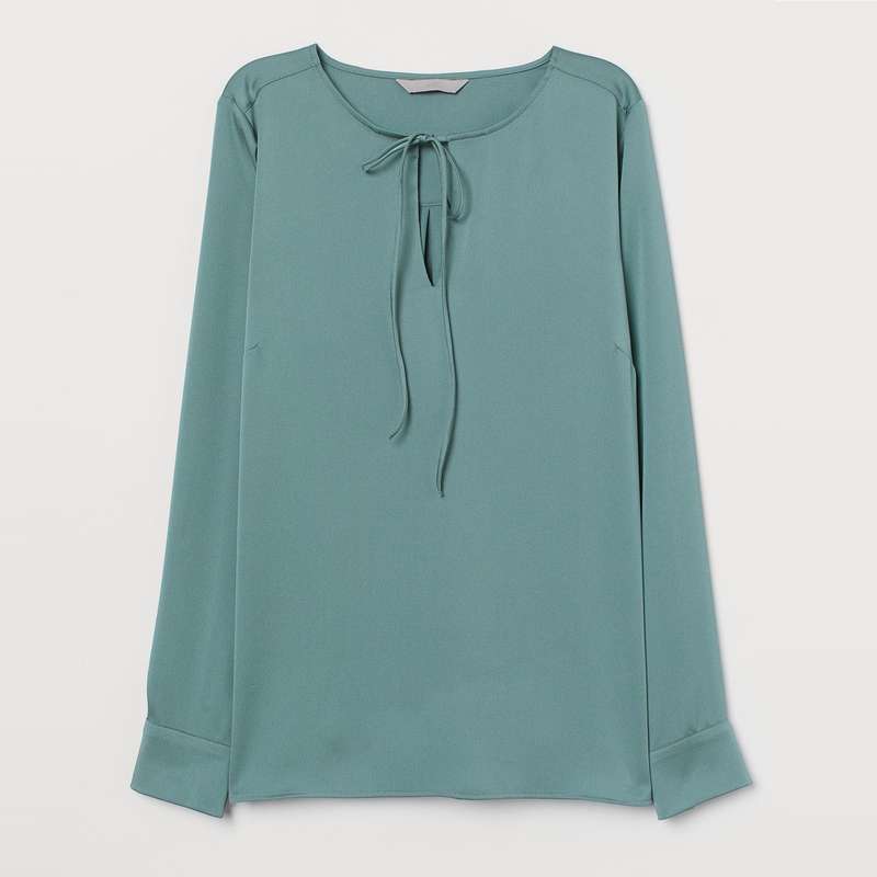 بلوز آستین بلند زنانه اچ اند ام مدل 0841807003