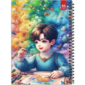 دفتر نقاشی 50 برگ انتشارات بله طرح پسر طراح کد A4-L169