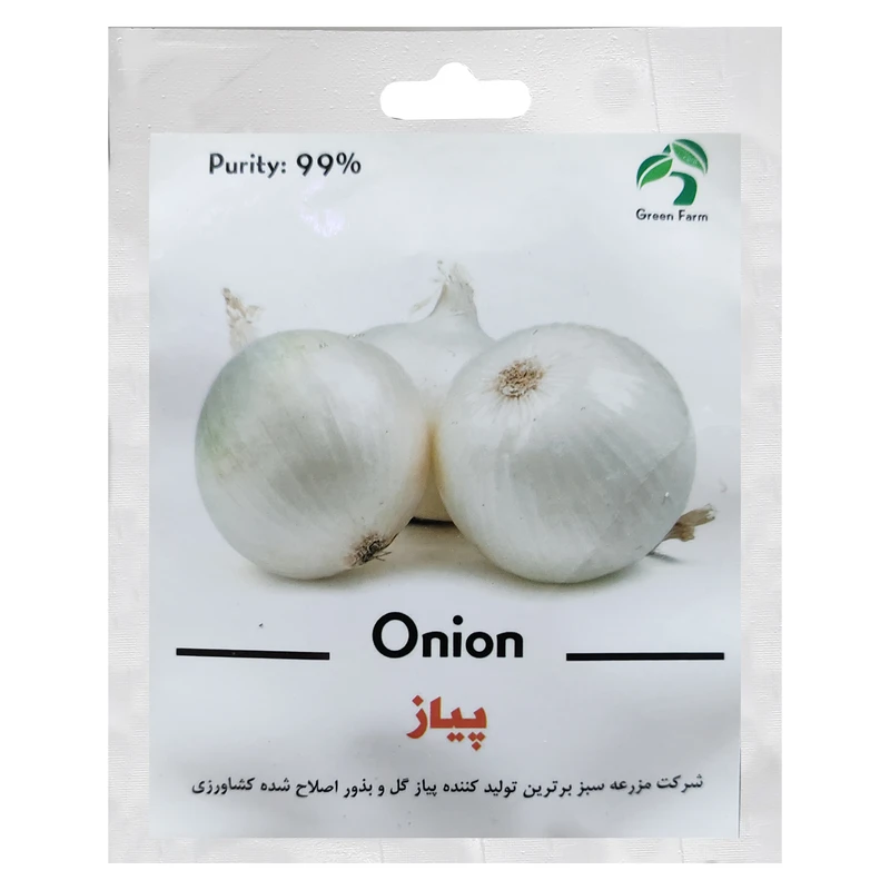 بذر پیاز سفید گرین فارم کد GR 126