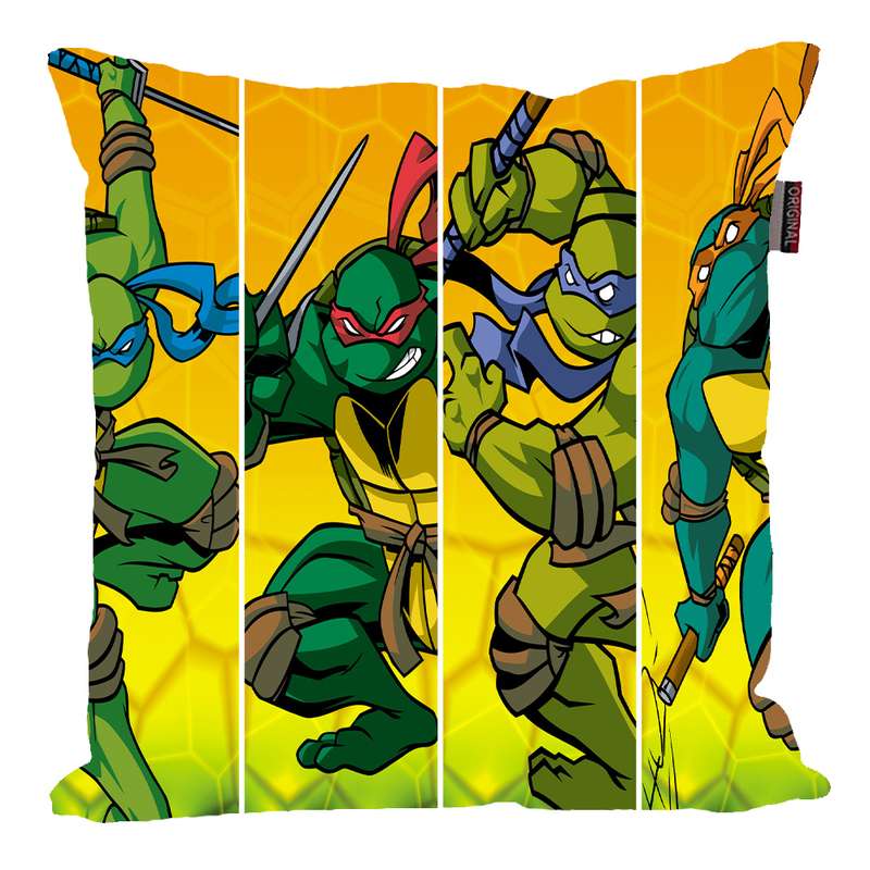 کوسن کودک مدل لاکپشت های نینجا Ninja Turtles کد  KO366