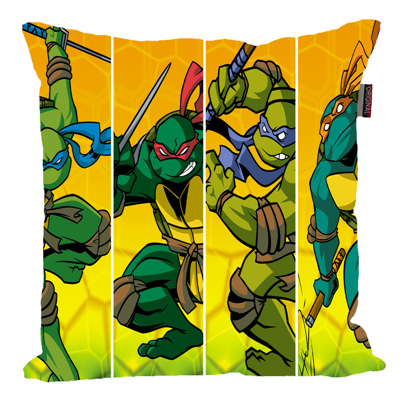 کوسن کودک مدل لاکپشت های نینجا Ninja Turtles کد  KO366