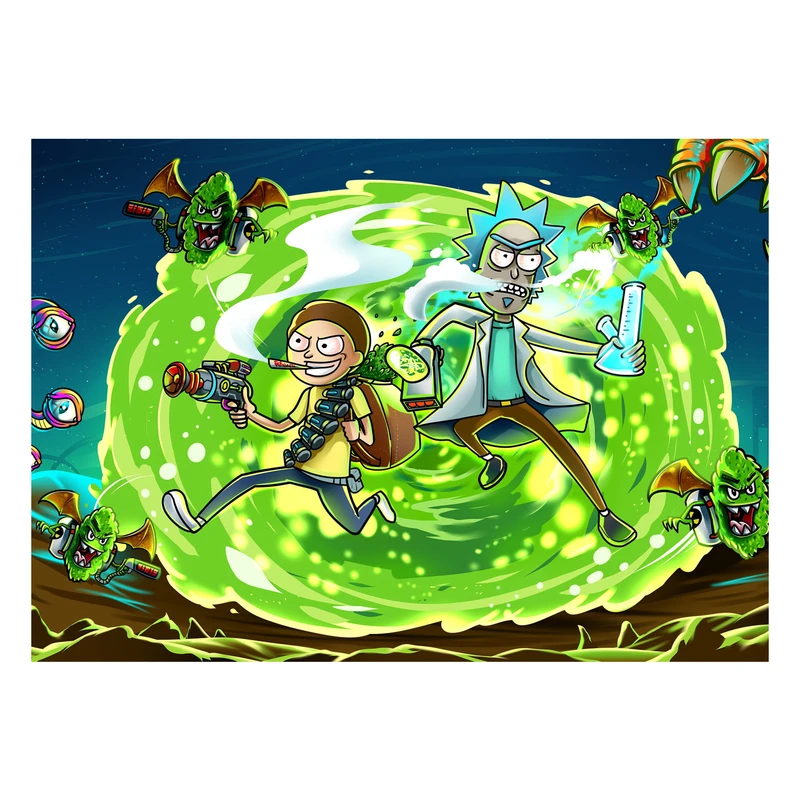 پوستر مدل ریک و مورتی Rick and Morty کد 2082
