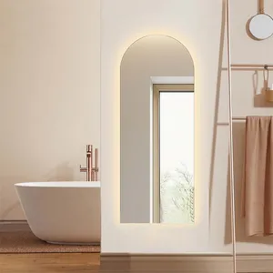 آینه سرویس‌ بهداشتی آزالیا مدل قدی بک لایت نوردار NKBC50150 سایز 50*150 سانتی متر