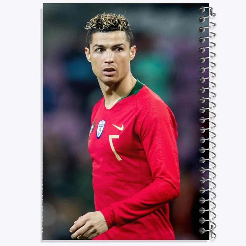 دفتر مشق 100 برگ خندالو طرح کریستیانو رونالدو کد 13907