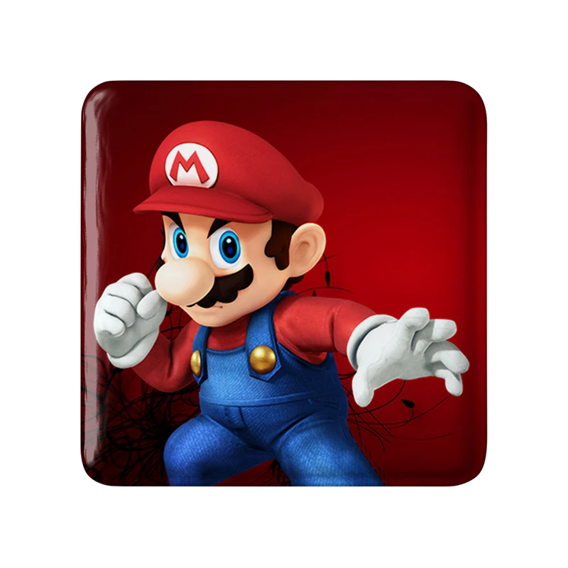 پیکسل خندالو طرح سوپر ماریو مدل مربعی کد 30434