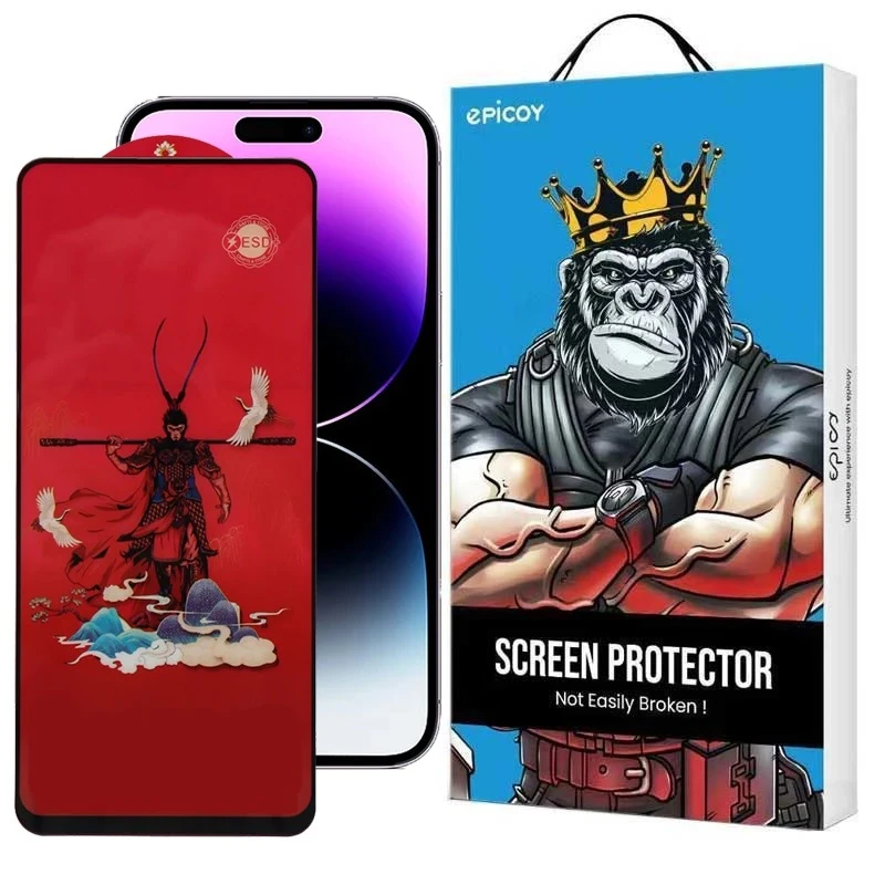 محافظ صفحه نمایش اپیکوی مدل Monkey King مناسب برای گوشی موبایل اپل iPhone 16e / 13 / 13 Pro/ 14