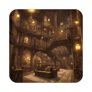 زیر لیوانی کاکتی طرح هری پاتر Harry Potter مدل mp43689