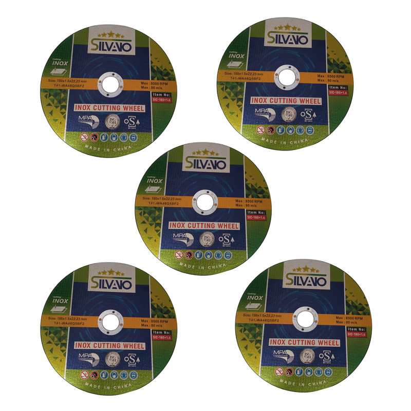 صفحه استیل بر  سیلوانو مدل 180x1.6 مجموعه 5 عددی