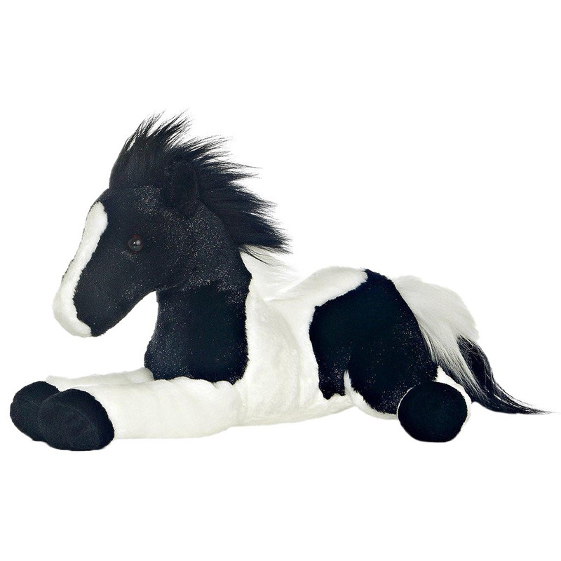 عروسک آرورا طرح اسب مدل Aurora Flopsies Pinto Horse کد SZ12/977 طول 35 سانتی متر