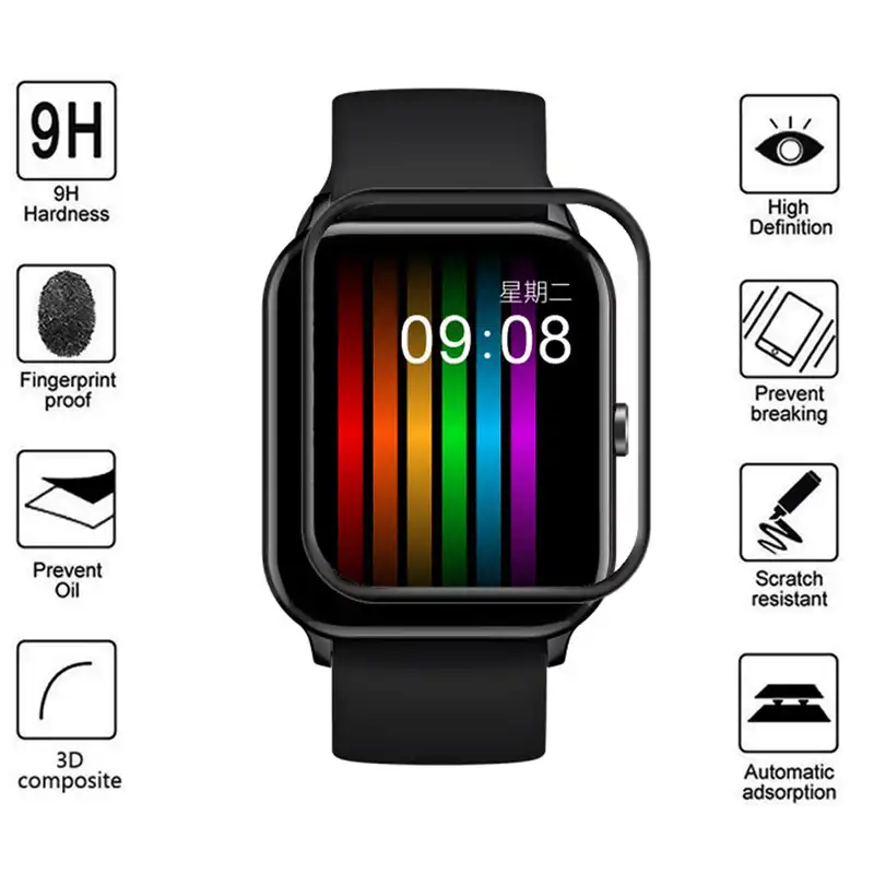 محافظ صفحه نمایش کروکودیل مدل C-M مناسب برای ساعت هوشمند کیو سی وای  GTC بسته 2 عددی