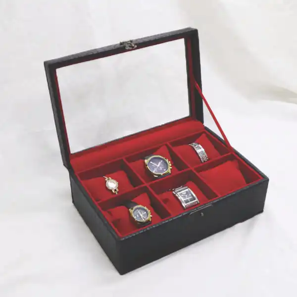 جعبه ساعت مدل در شیشه ای