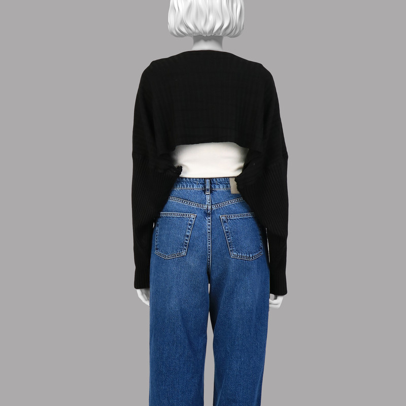 ژاکت زنانه ناریان مدل   بولرو بافتنی آستین بلند 2030640