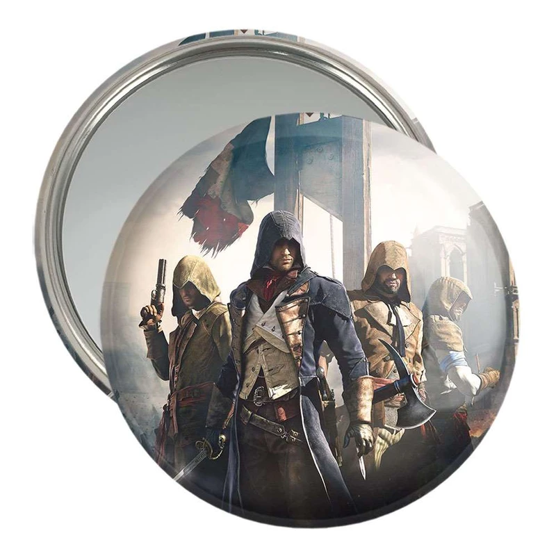 آینه جیبی خندالو طرح اساسینز کرید Assassins Creed  کد 4976