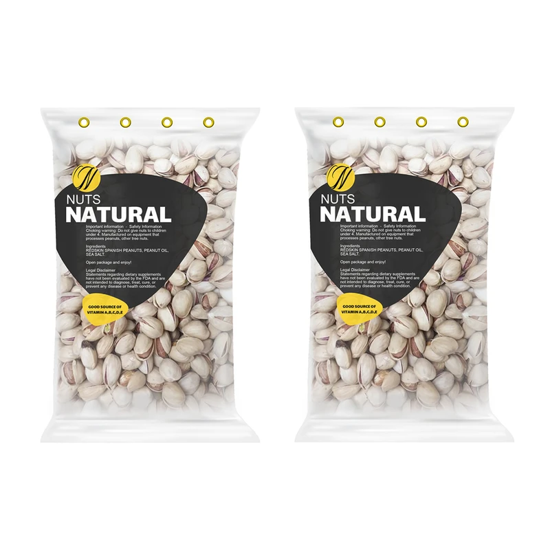 پسته فندقی خام نچرال - 1 کیلوگرم بسته 2 عددی 