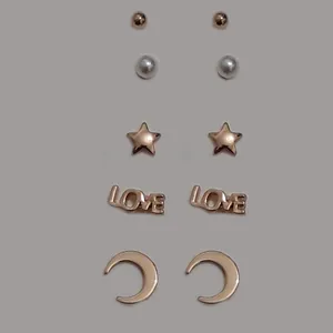 گوشواره زنانه اکسسورایز مدل 095313 مجموعه 5 عددی 