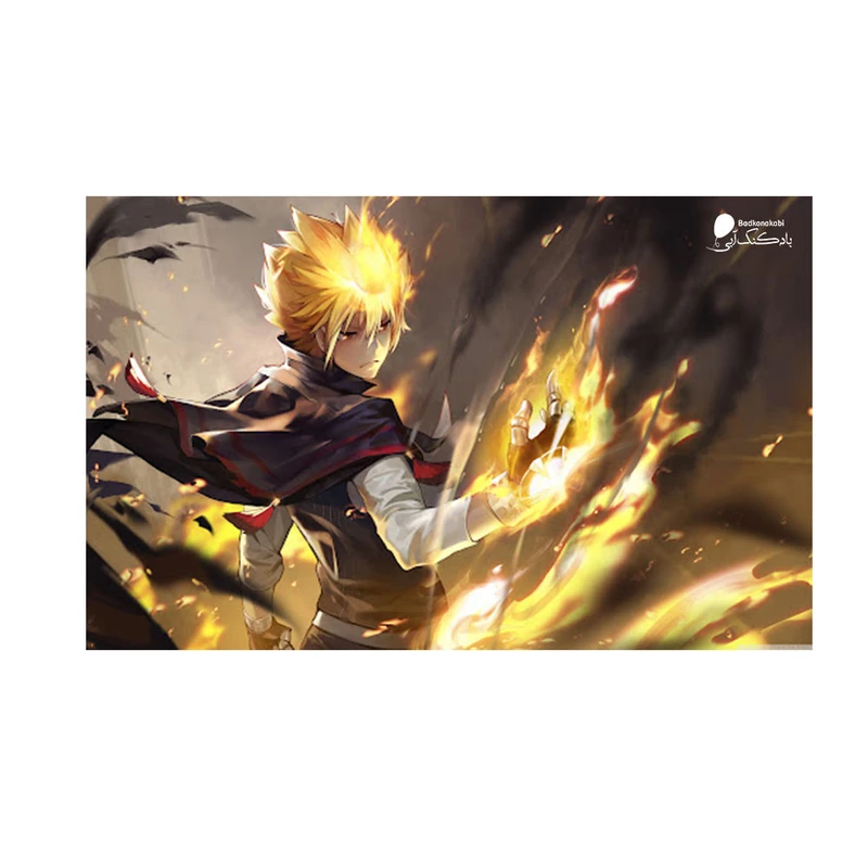 پوستر دیواری بادکنک آبی طرح انیمه مدل Anime7