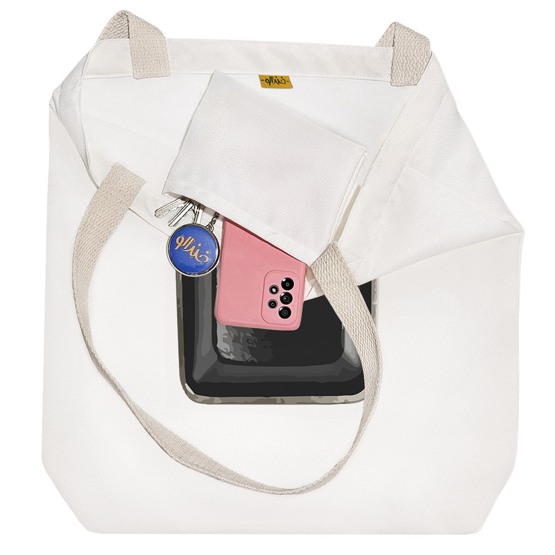 ساک خرید خندالو طرح دکمه Fine کد 10336