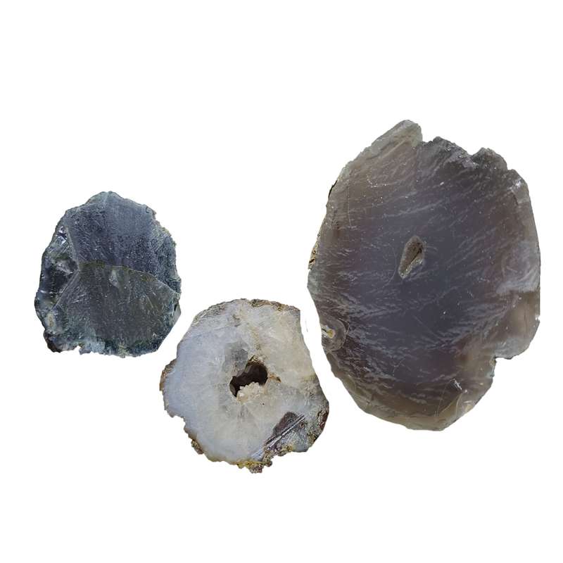 سنگ راف عقیق مدل su1 مجموعه 3 عددی