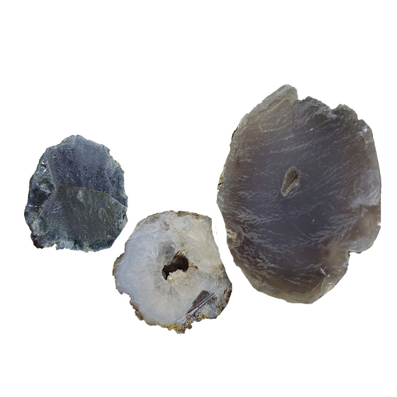 سنگ راف عقیق مدل su1 مجموعه 3 عددی