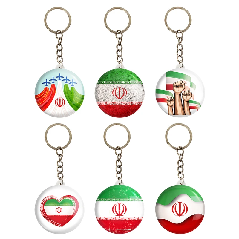 جاکلیدی خندالو مدل پرچم ایران کد 1497A مجموعه 6 عددی