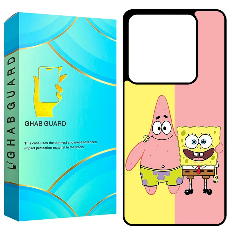 کاور قاب گارد طرح باب اسفنجی مدل GCHPX6 مناسب برای گوشی موبایل شیائومی Redmi Note 13 Pro 5G / Poco X6
