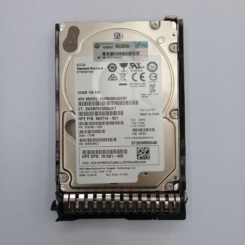 هارددیسک اینترنال اچ پی ای مدل EG000300JWEBF ظرفیت 300 گیگابایت هارددیسک اینترنال اچ پی ای مدل EG000300JWEBF ظرفیت 300 گیگابایت