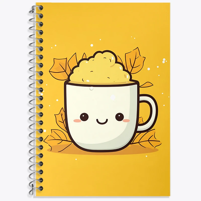 دفتر نت موسیقی 50 برگ خندالو طرح فنجان کیوت کد F7296