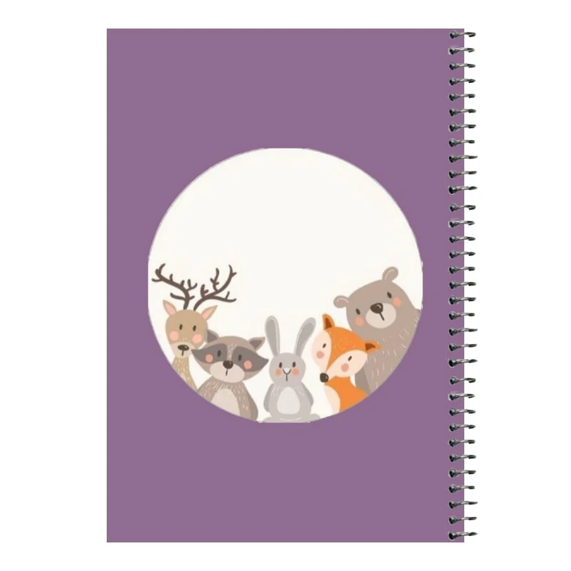 دفتر مشق 80 برگ اس جی مدل دوستان بامزه کد۱     