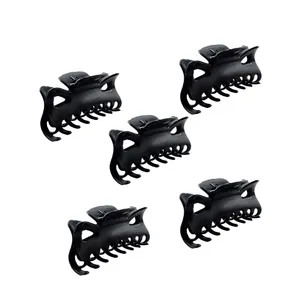 کلیپس مو زنانه مدل ساده بسته 5 عددی