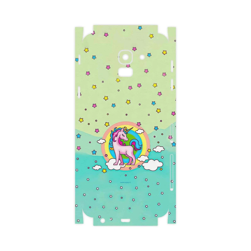 برچسب پوششی ماهوت مدل Rainbow unicorn adventure-FullSkin مناسب برای گوشی موبایل سامسونگ Galaxy J6