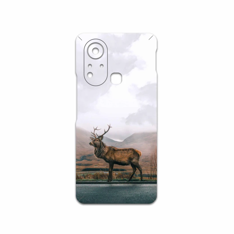 برچسب پوششی ماهوت مدل Horned-Deer مناسب برای گوشی موبایل اینفینیکس Hot 11s