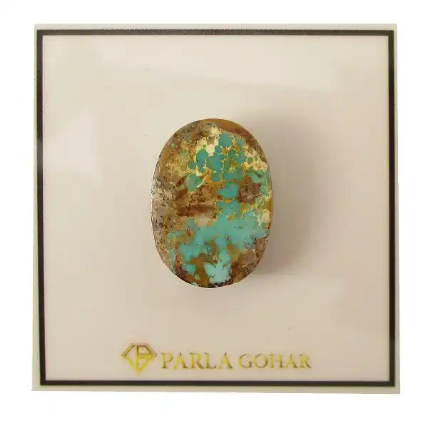 سنگ فیروزه نیشابوری پارلا گوهر کد 5759